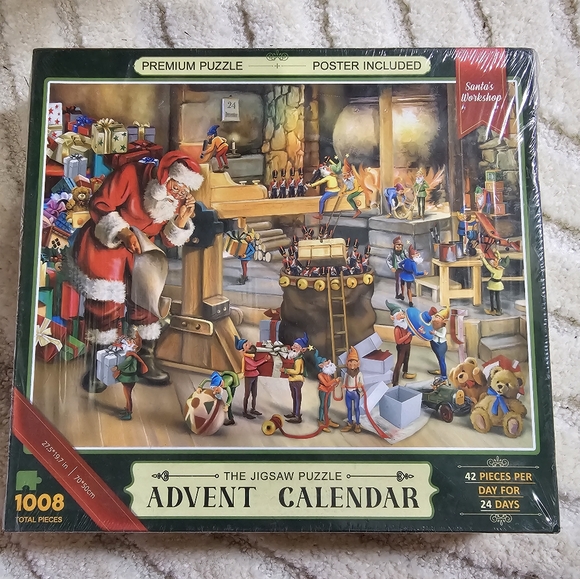 #34 Christmas Advent Calendar Jigsaw Puzzle - Picture 1 of 4